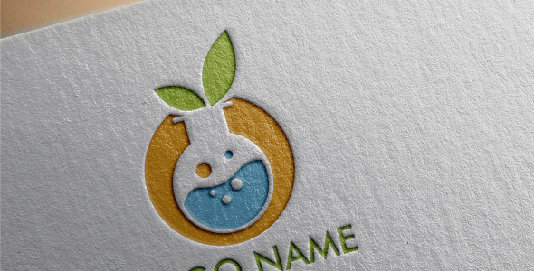 Шаблон логотипа на тему графика