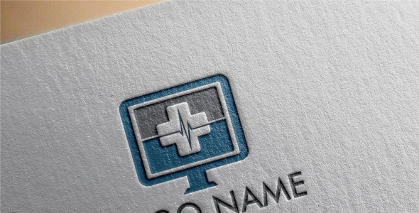 Шаблон логотипа на тему графика