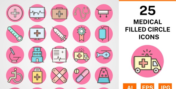 Набор иконок на тему medical