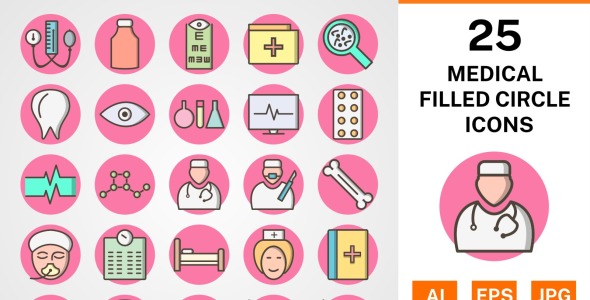 Набор иконок на тему medical