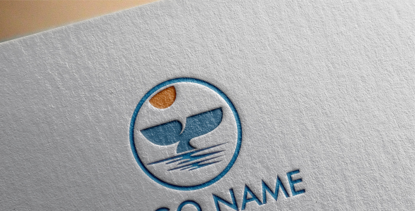 Шаблон логотипа на тему графика