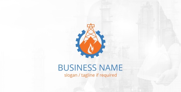 Шаблон логотипа на тему графика