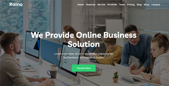 Digital Agency One page WordPress Theme