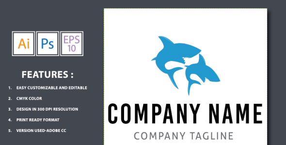 Шаблон логотипа на тему графика