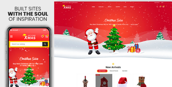 The Christmas Gift &amp; Decoration Shopify Theme