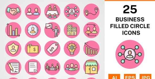 Набор иконок на тему business