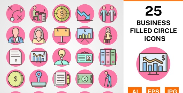 Набор иконок на тему business