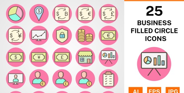 Набор иконок на тему финансы