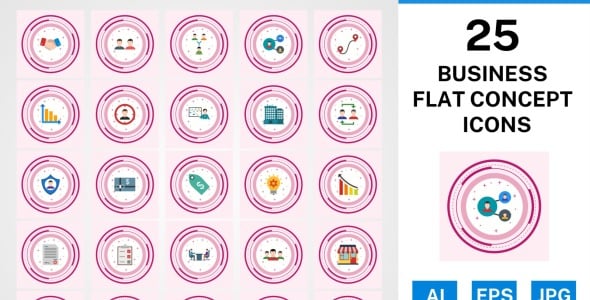 Набор иконок на тему business