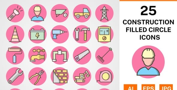 Набор иконок на тему industrial