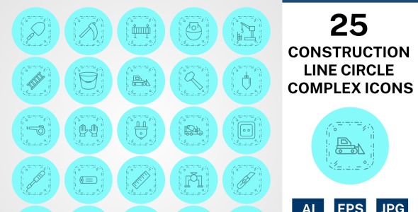 Набор иконок на тему industrial