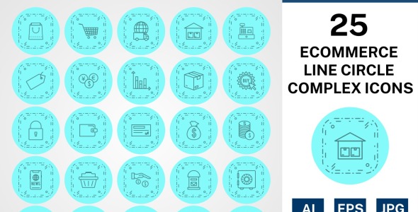 Набор иконок на тему shopping