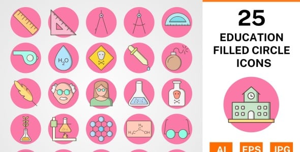 Набор иконок на тему science