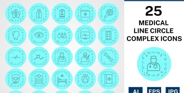 Набор иконок на тему medical