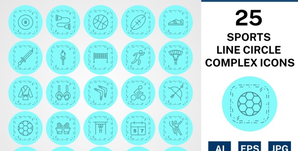Набор иконок на тему sports