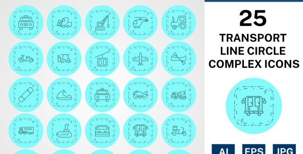 Набор иконок на тему transport