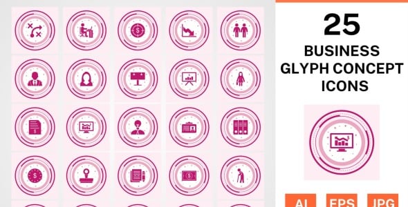 Набор иконок на тему business