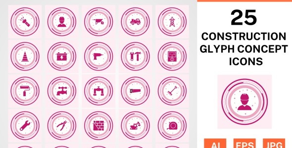 Набор иконок на тему industrial