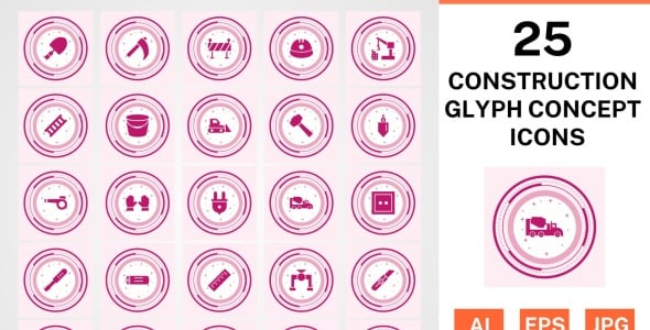 Набор иконок на тему industrial