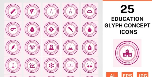 Набор иконок на тему science