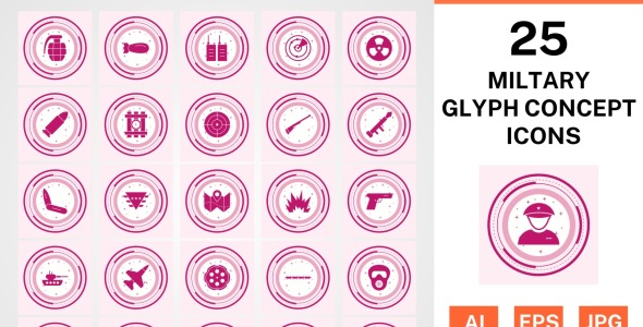 Набор иконок на тему military