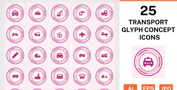 Набор иконок на тему transport