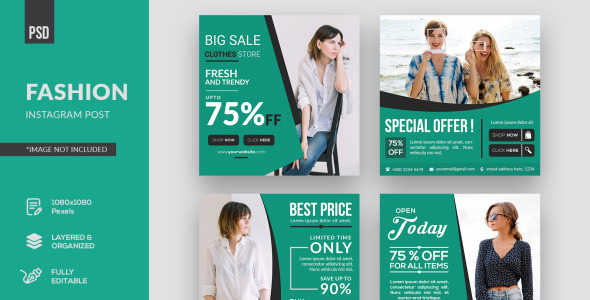 Шаблон для соцсетей на тему графика