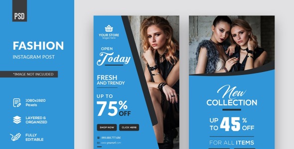 Шаблон для соцсетей на тему графика