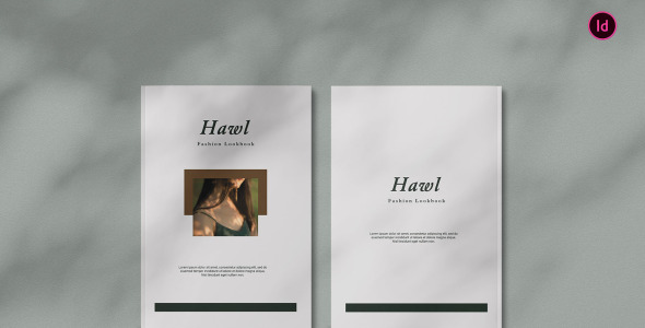 Magazine Template на тему дизайн и фотография