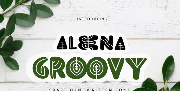 Шрифт на тему графика