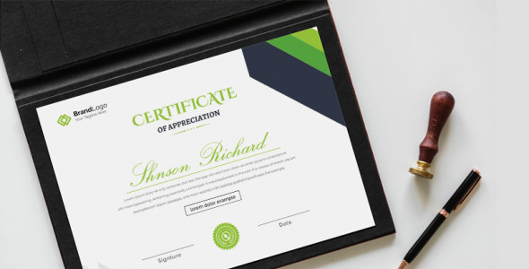 Шаблон сертификата на тему графика