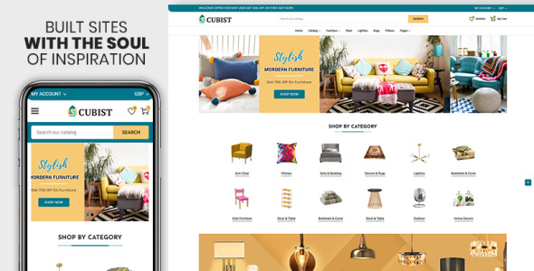 The Furniture &amp; Interior Responsive eCommerce Shopify Theme