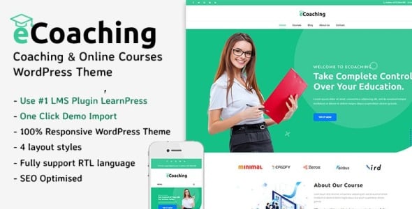 коучинг и онлайн - курсы wordpress тема