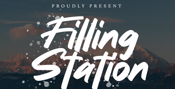 Шрифт на тему графика