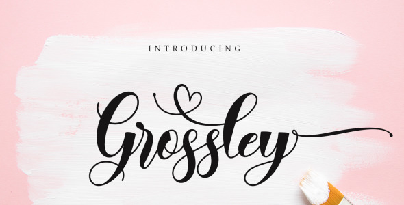 Шрифт на тему графика