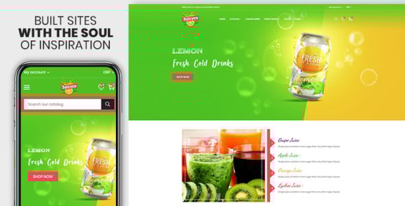 The Juice &amp; Food Shopify Theme