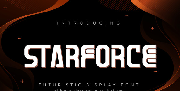 Шрифт на тему графика