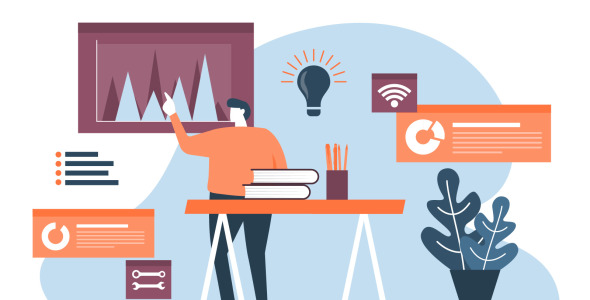 Иллюстрация на тему графика