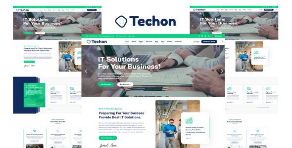 it решения и услуги html5 шаблон сайта