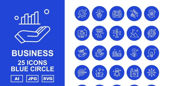 Набор иконок на тему business