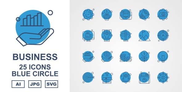 Набор иконок на тему business