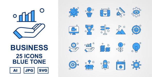 Набор иконок на тему business