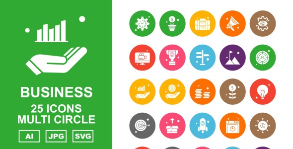 Набор иконок на тему business