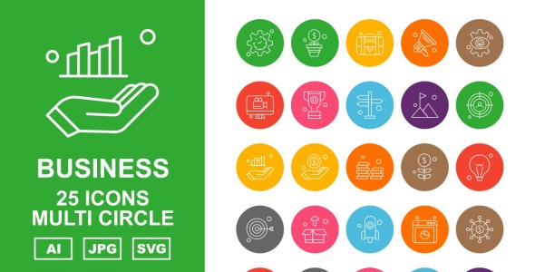 Набор иконок на тему business