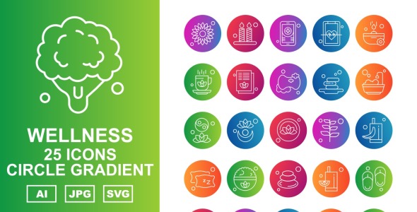 Набор иконок на тему nature