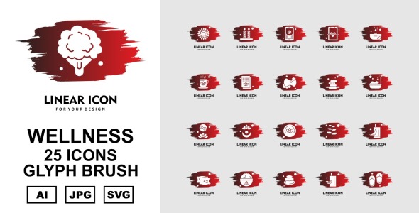 Набор иконок на тему nature