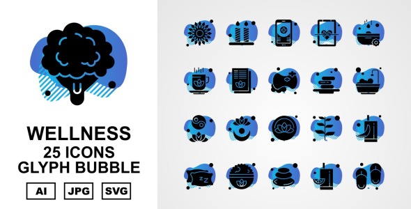 Набор иконок на тему nature