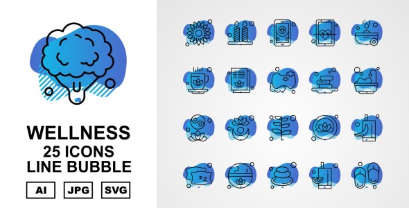 Набор иконок на тему nature