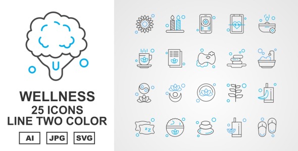 Набор иконок на тему nature