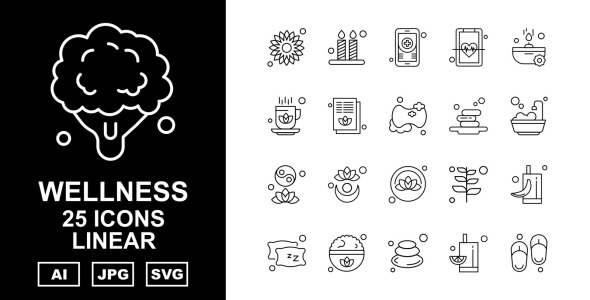 Набор иконок на тему nature